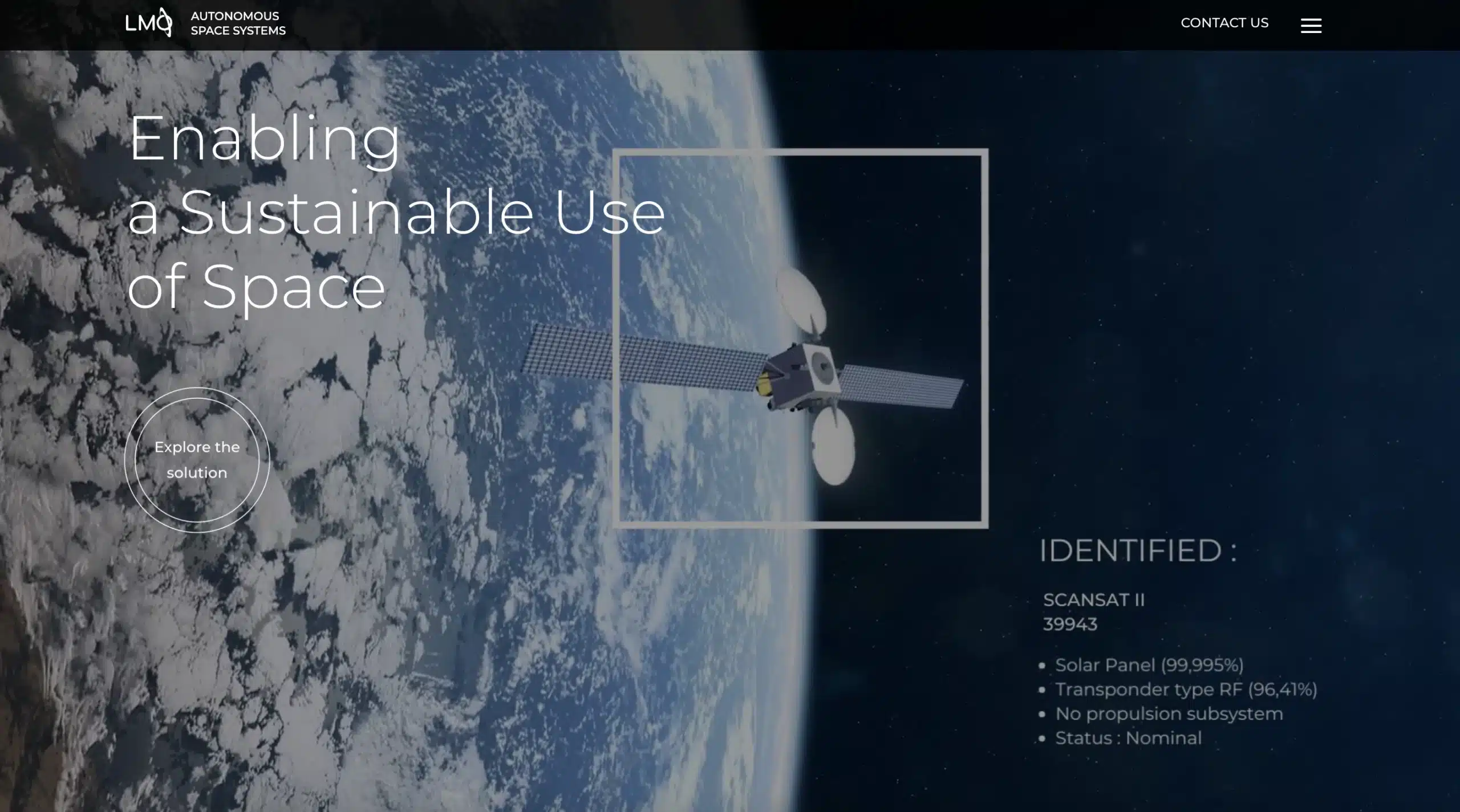 LMO Space - Enabling a Sustainable Use of Space LMO Space - Enabling a Sustainable Use of Space