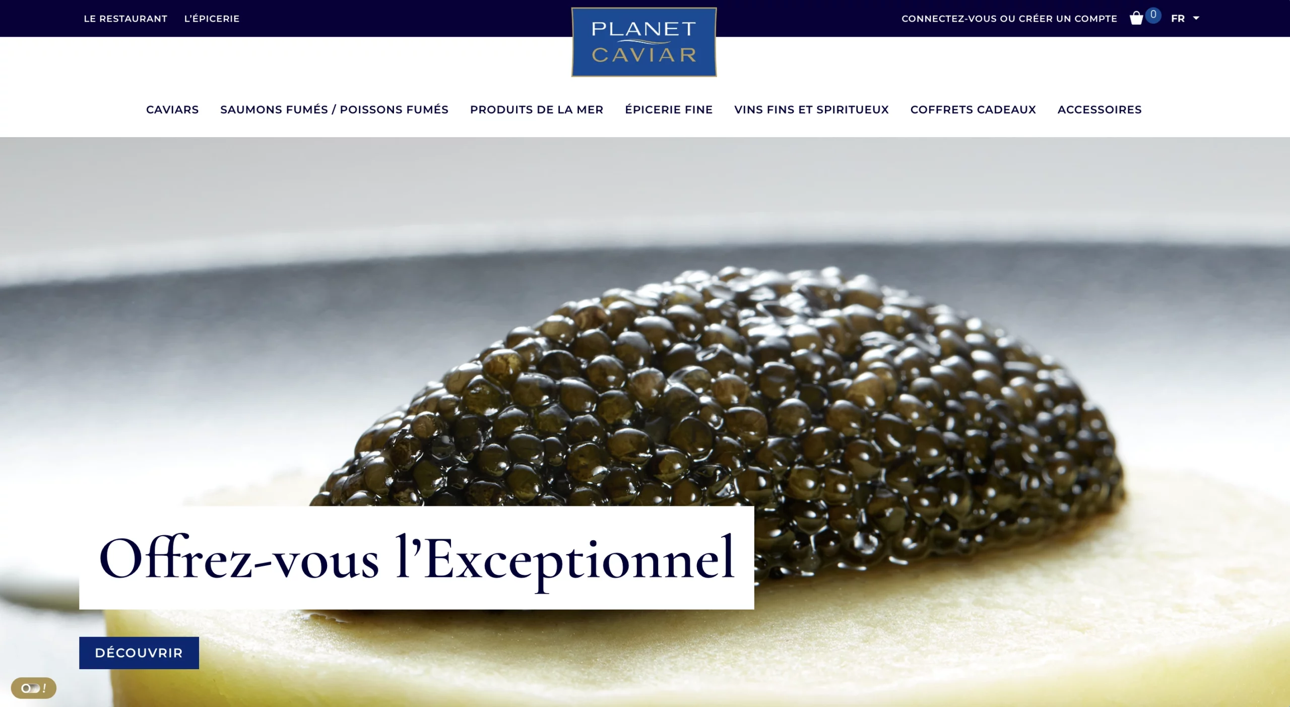 Planet Caviar - Spécialiste du caviar au coeur de Genève - MID DIGITAL - SUISSE Planet Caviar - Spécialiste du caviar au coeur de Genève - MID DIGITAL - SUISSE